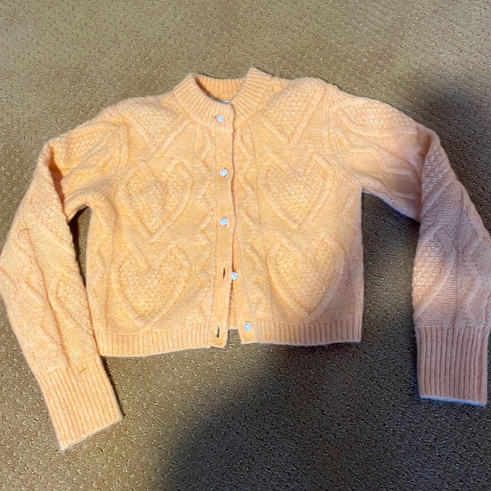 Zara crop button down seater. Super soft